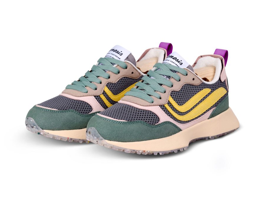 Sneaker G-Marathon Multi Mesh Grün/Grau/Gelb von Genesis Footwear