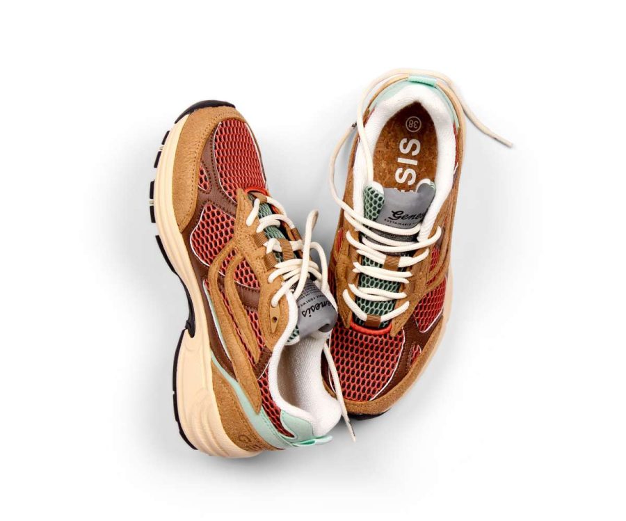 Sneaker G-Eco `99 brown/brown/mint  von Genesis – Bild 3