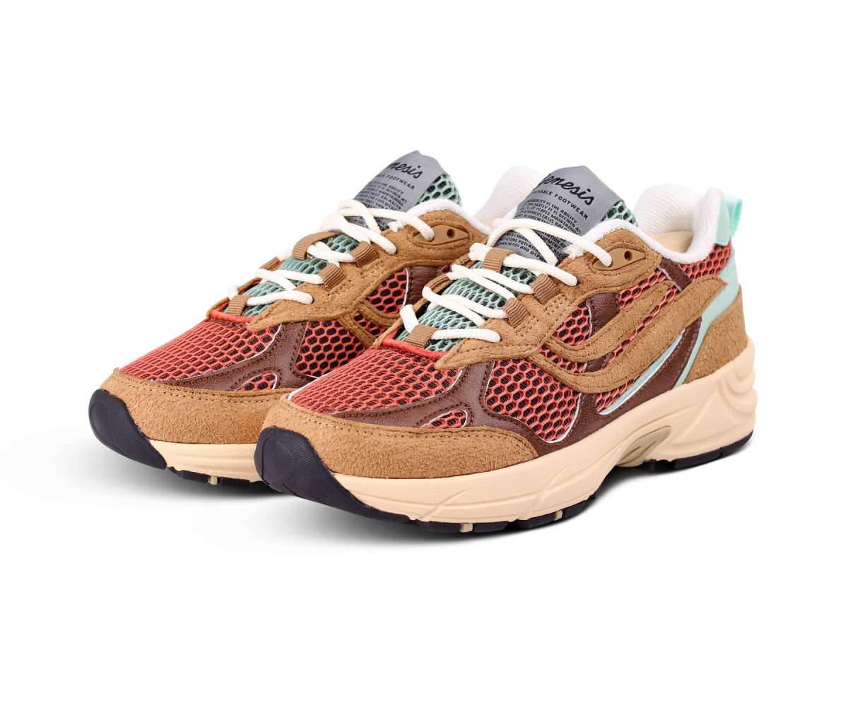 Sneaker G-Eco `99 brown/brown/mint  von Genesis