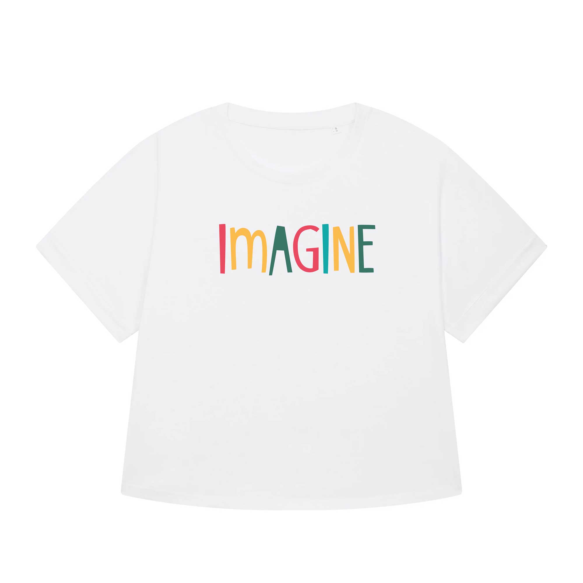 T-Shirt IMAGINE weiß aus Bio-Baumwolle