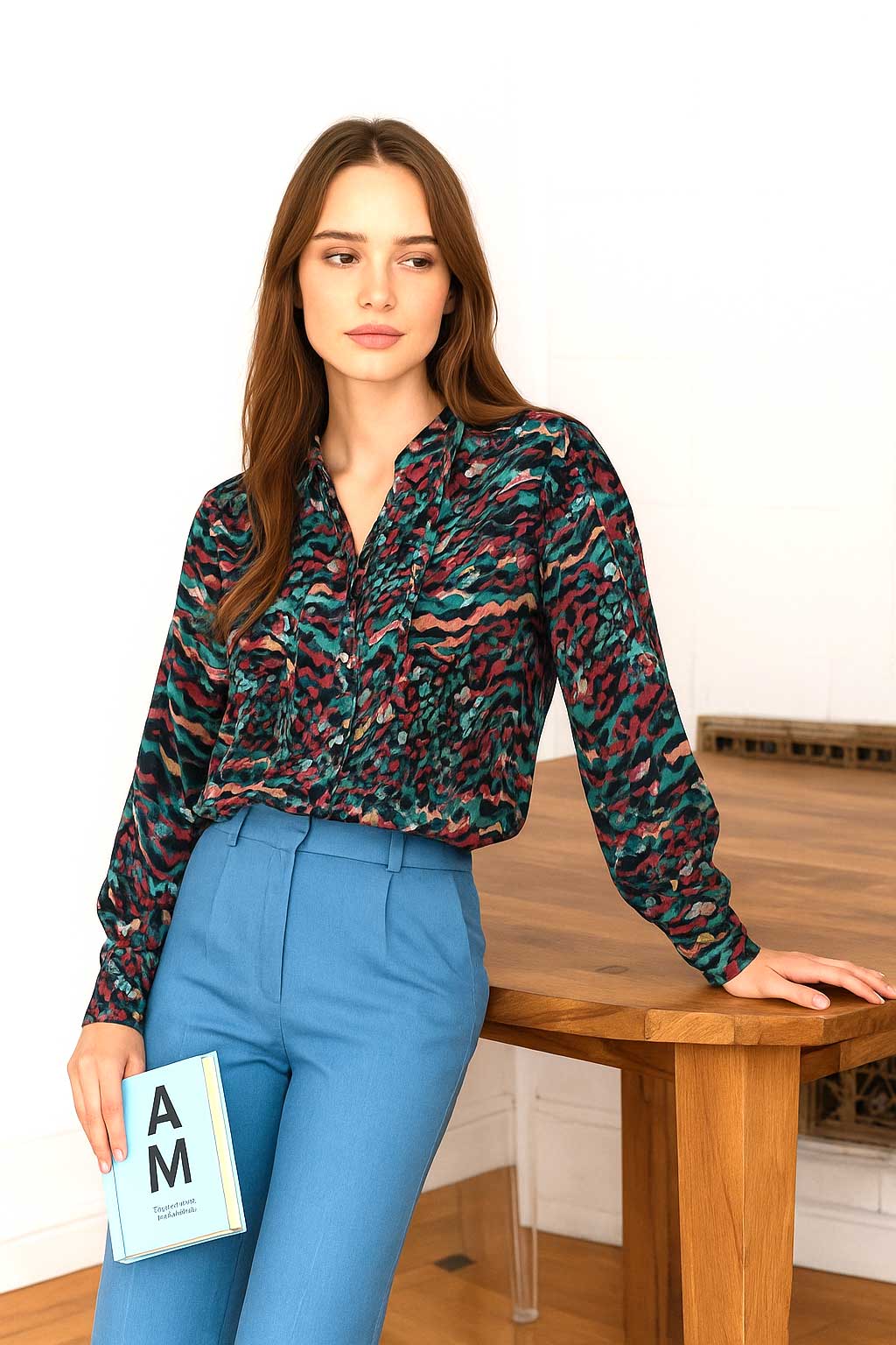 Bluse BANDA Grafik Print