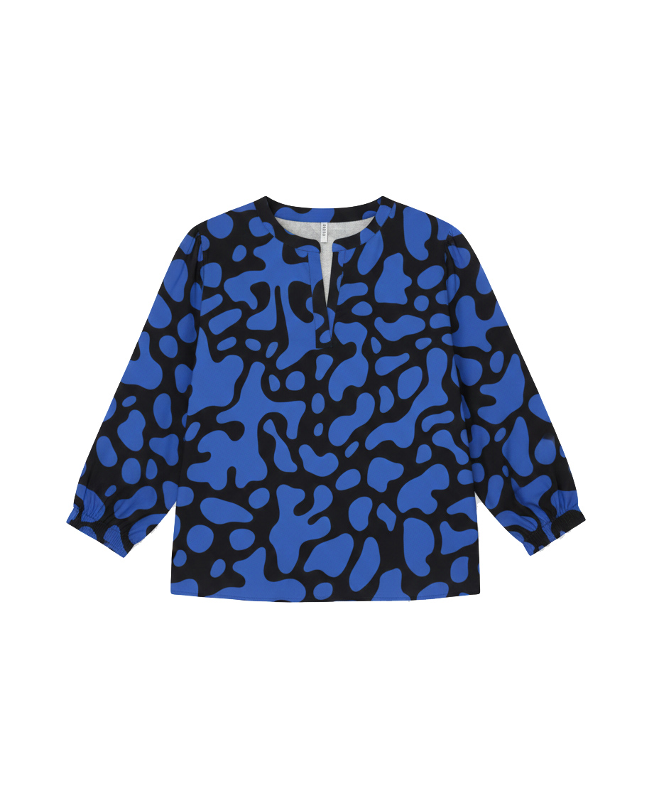 Bluse MONYA blue bubble