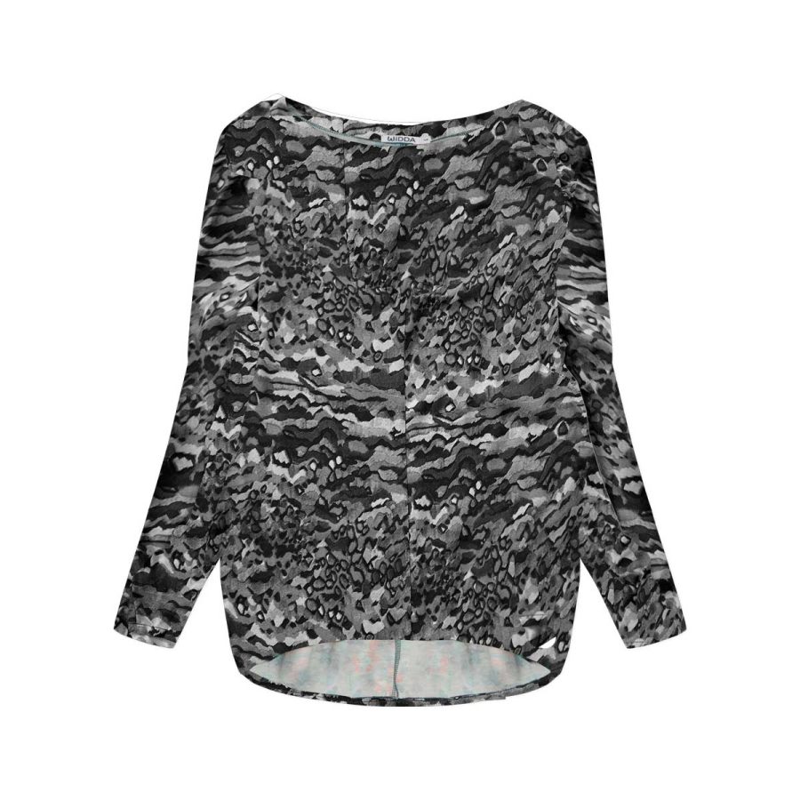 SLABBY - gemustertes Oversize Longsleeve aus ECOVERO™ – Bild 3