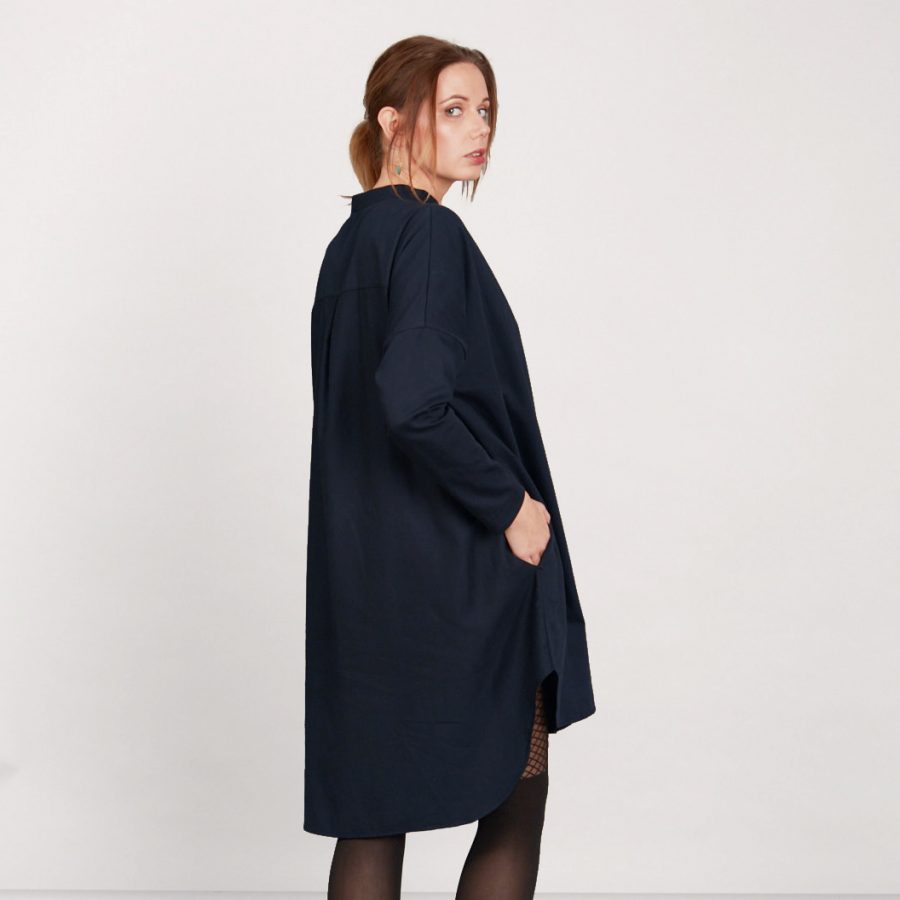 Tunika aus TENCEL navy
