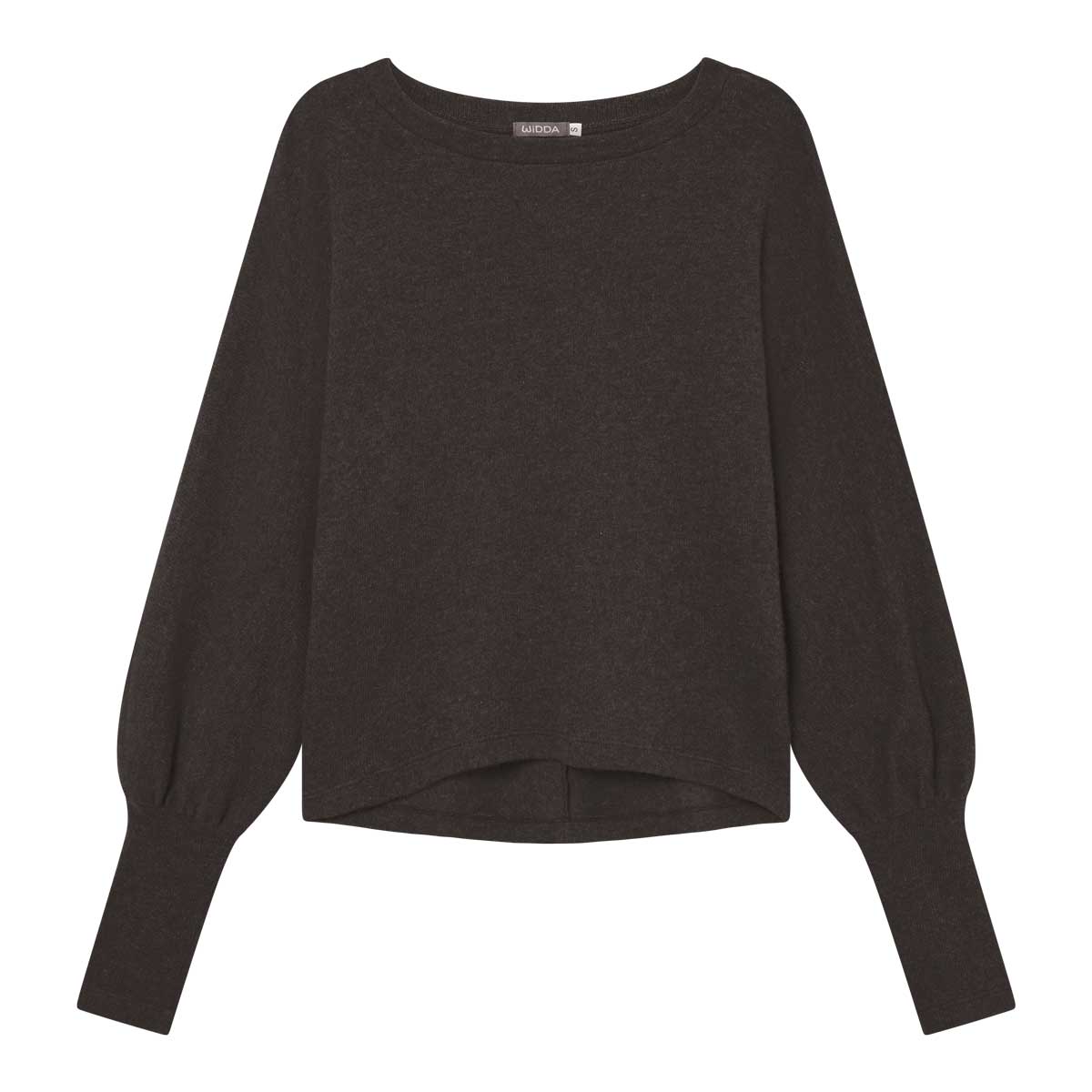 Pullover BOXI schwarz aus recycelter Wolle