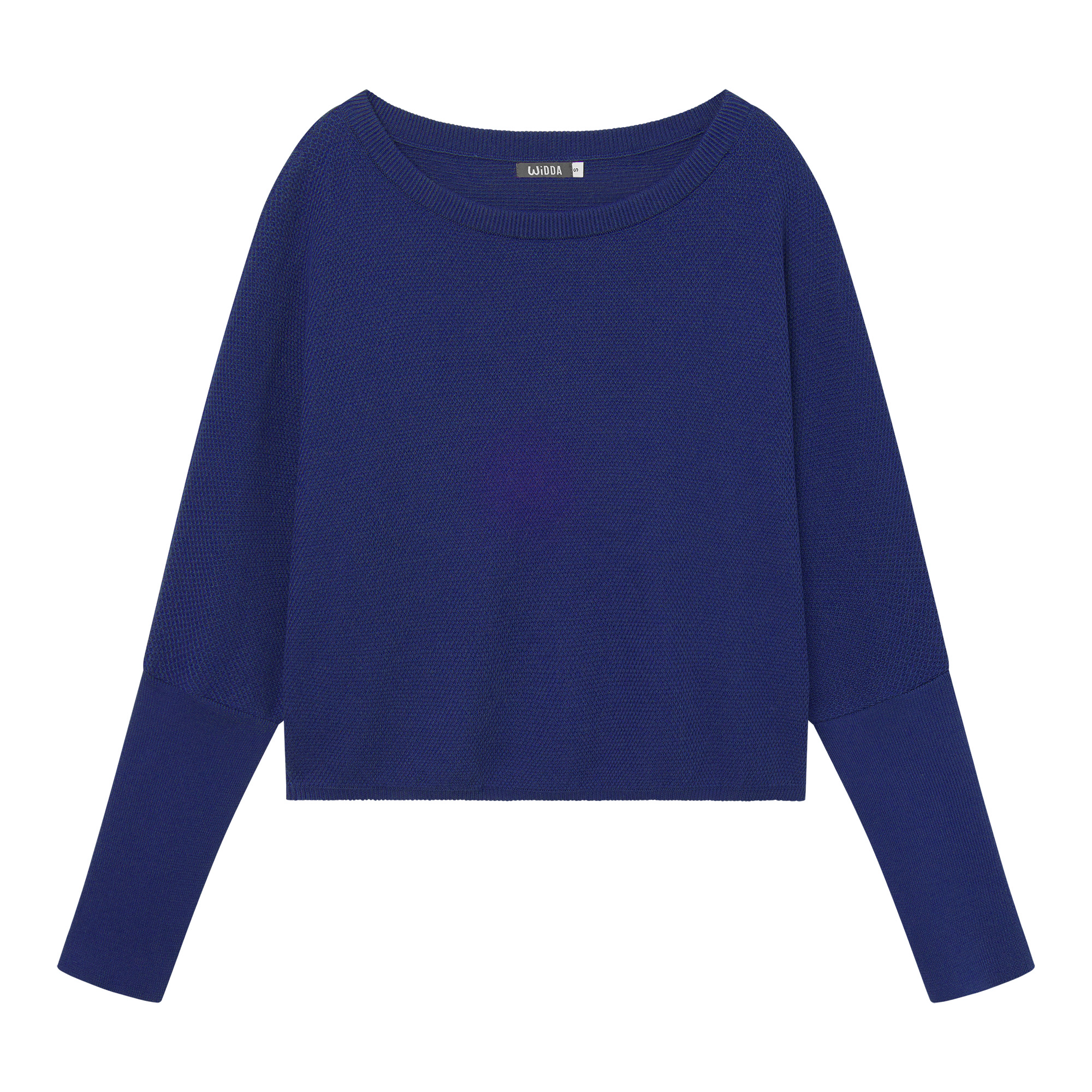 Strickpullover SLABBY KNIT blau aus Bio-Baumwolle