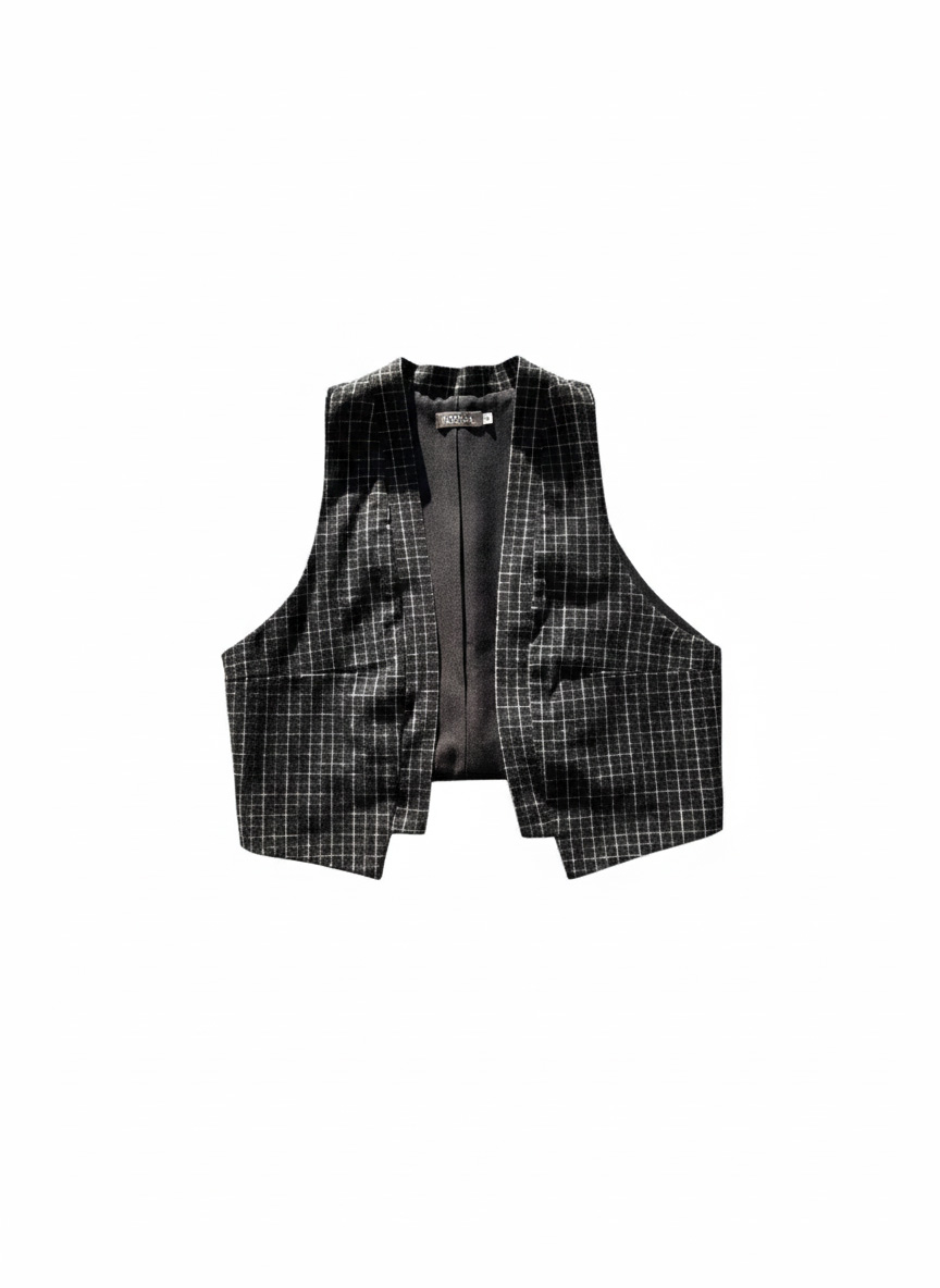 Weste SPENCER minicheck Flanell