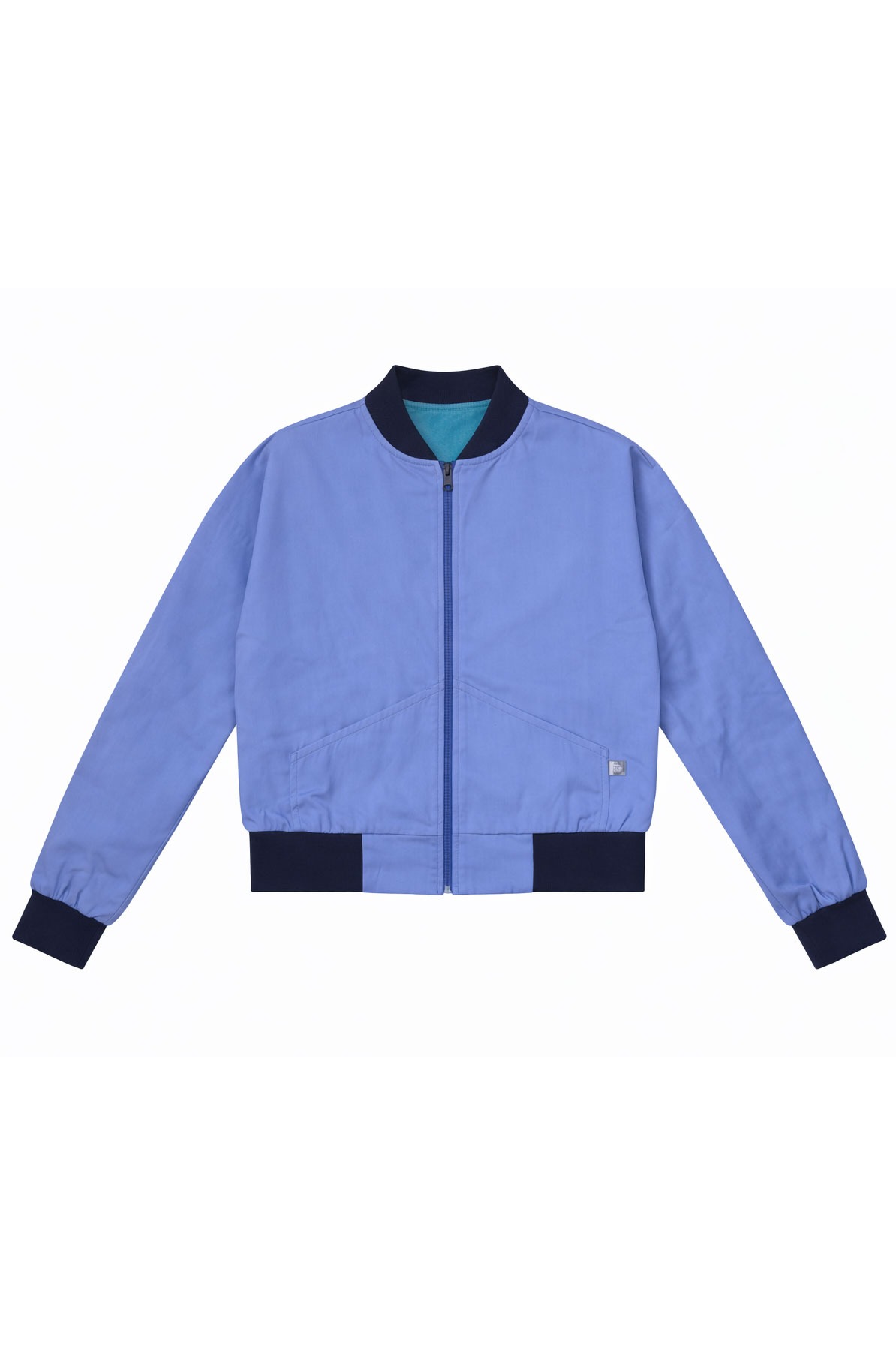 WiDDA Wende-Blouson TURNER Dark Clouds Lavendel aus ECOVERO Viskose