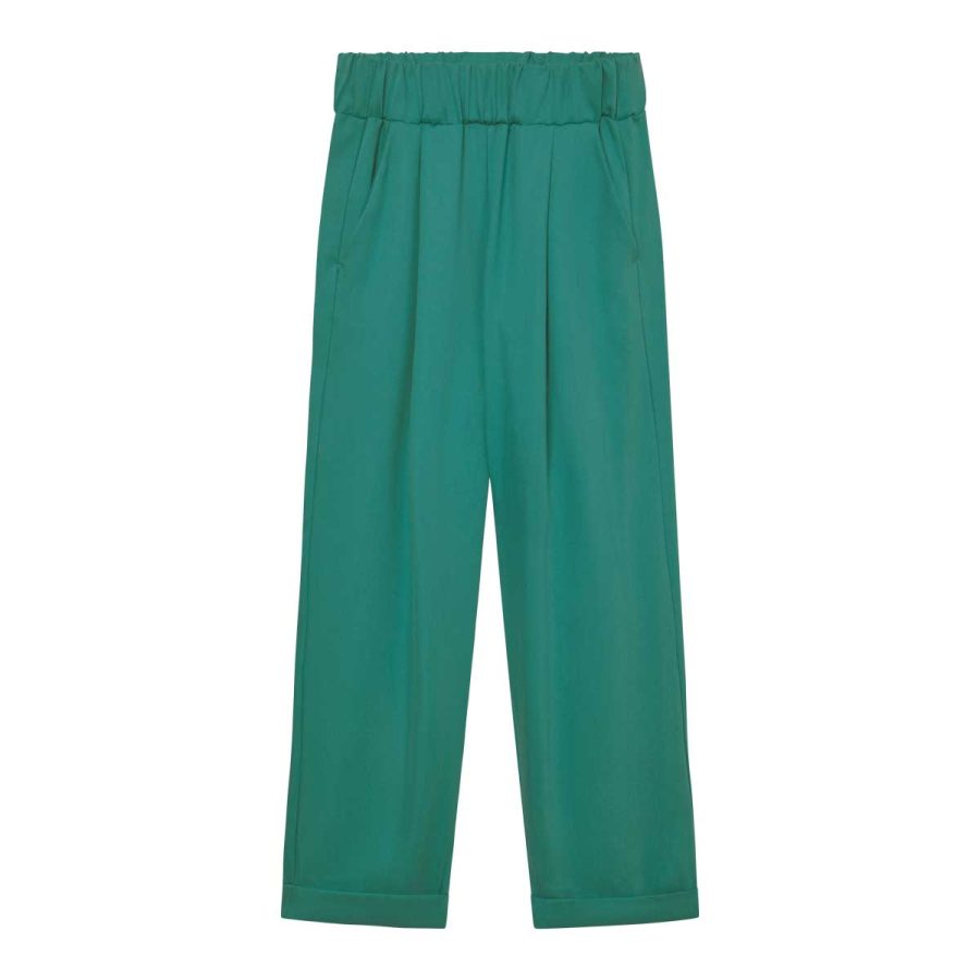 Bundfaltenhose JUPP petrol aus TENCEL®