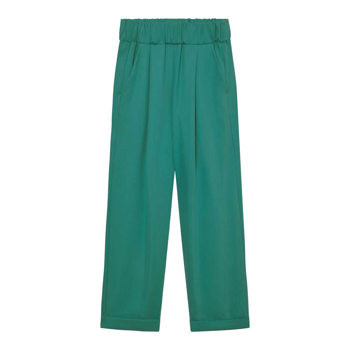 Bundfaltenhose JUPP petrol aus TENCEL®