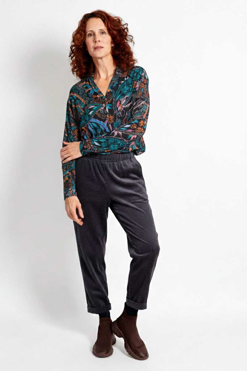 Cordhose HANNI Grau