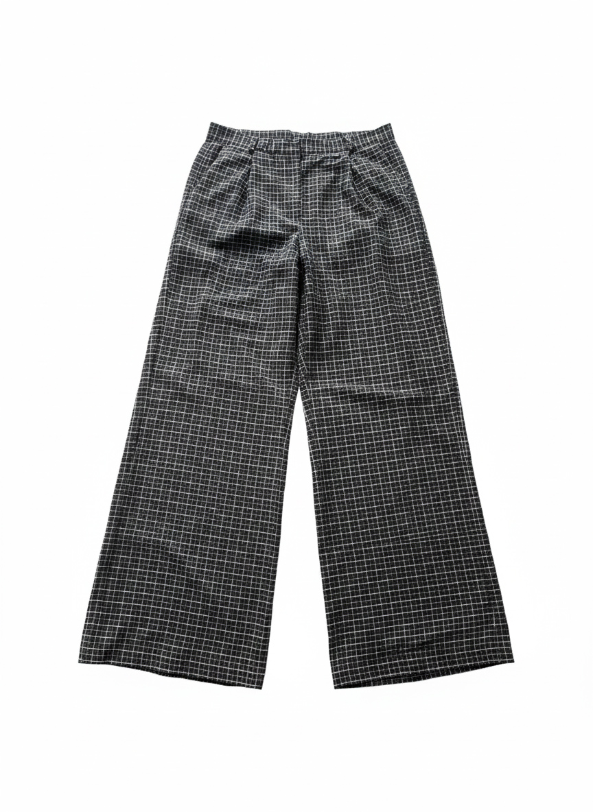 Marlenehose CANO minicheck Bio-Baumwoll Flanell