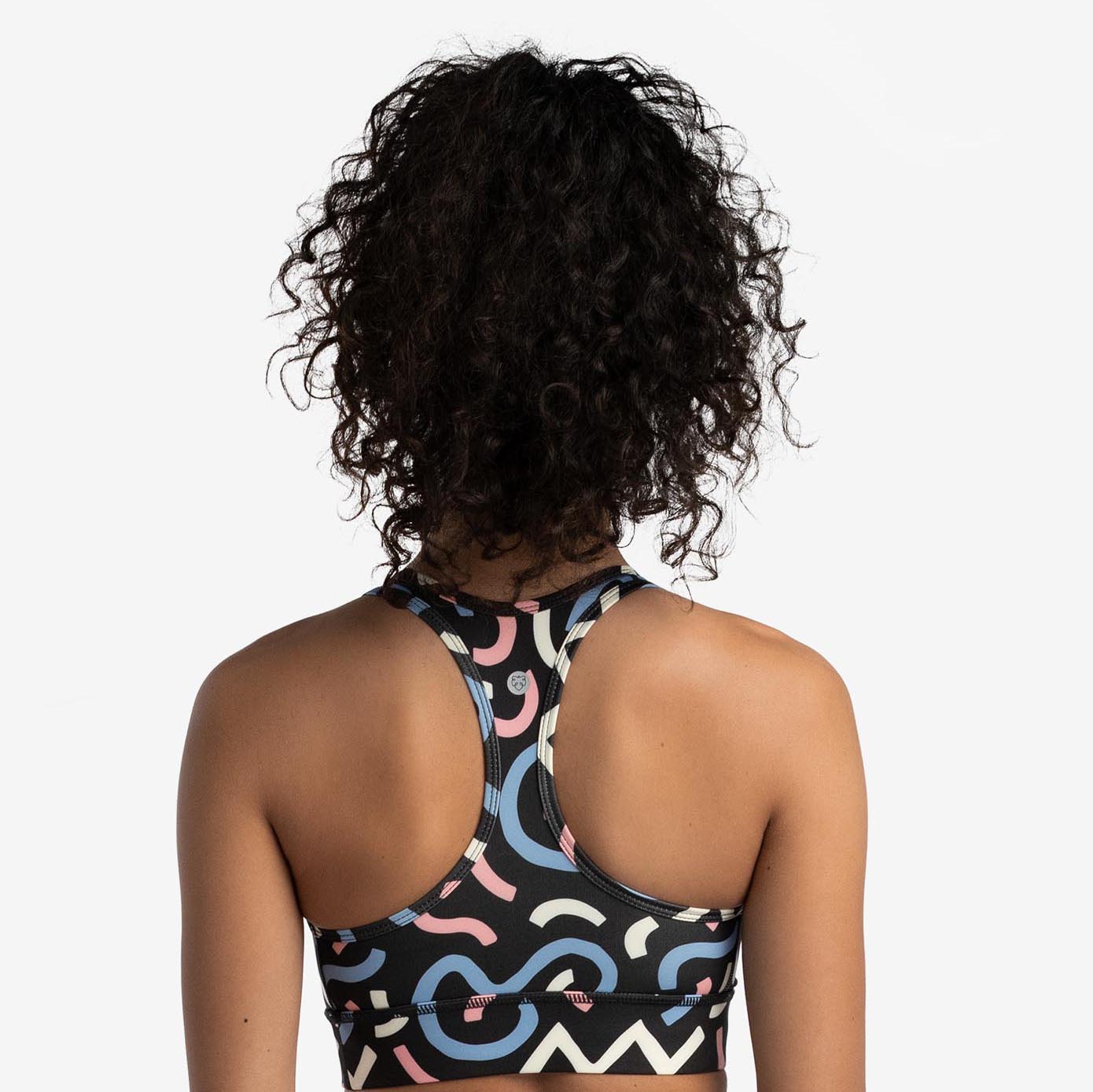 Sportliches Bustier Top ARYA mit Pop Art Muster aus recyceltem Polester von A-dam Underwear