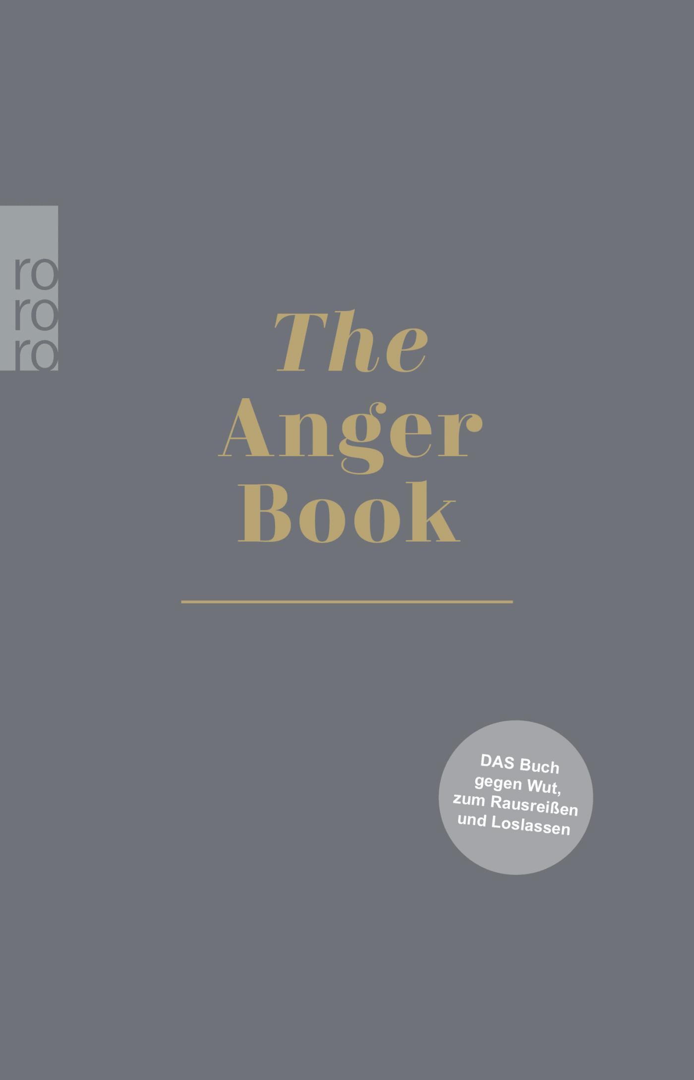 The Anger Book von Elias Baar – Journal gegen Wut und Ärger mit Fragen und Denkanstößen zum Aufschreiben, Herausreißen und Loslassen.
