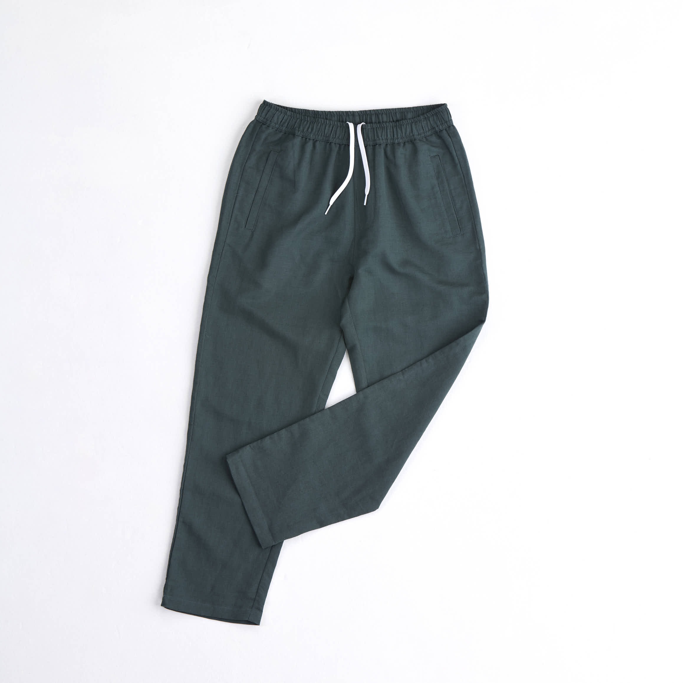 Arniko Hose Nigen Safari Green aus Leinen Baumwolle nachhaltige Herrenhose