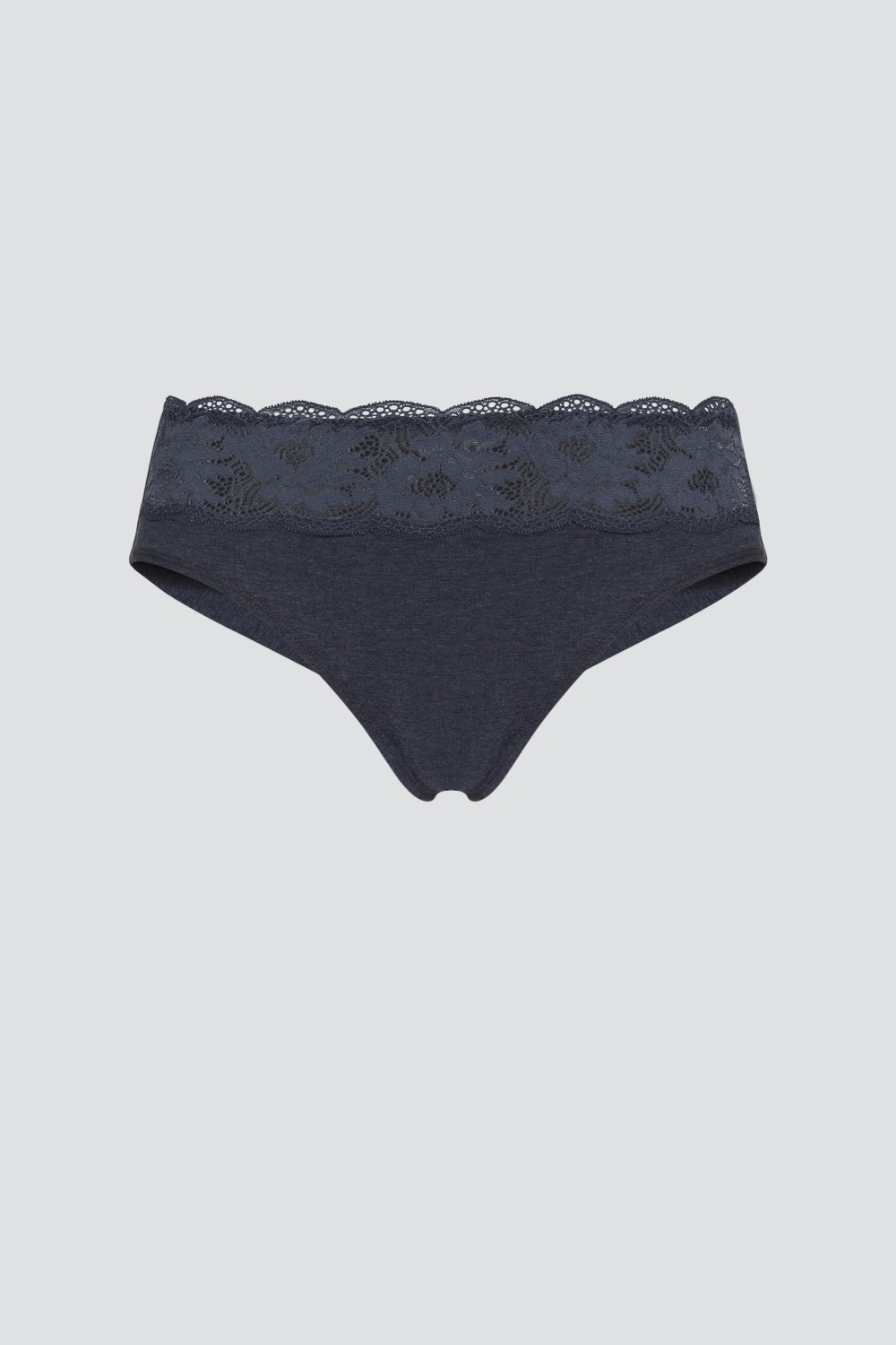 Comazo Brasil Slip aus Bio-Baumwolle in Marine-Melange