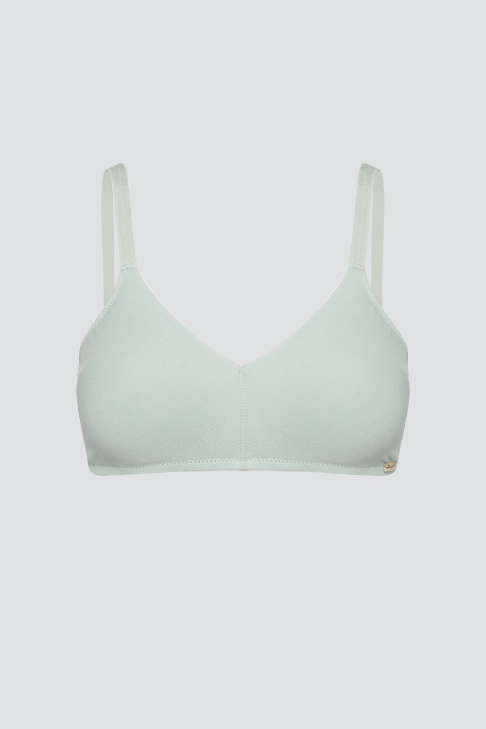 Comazo bügelloser BH aus Bio-Baumwolle in Salbei
