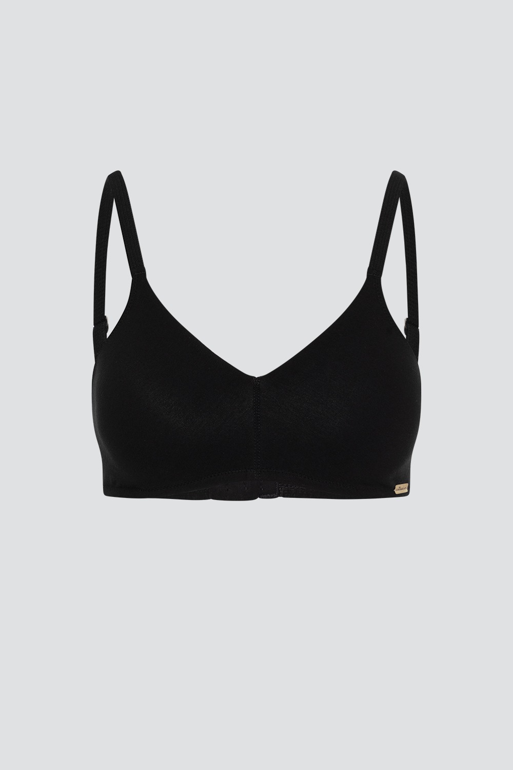 Comazo Bügelloser BH aus Bio-Baumwolle in schwarz