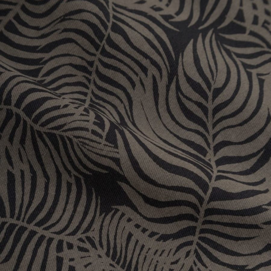 Nachhaltige Boxershorts Kalix Palm Leaves Black aus Bio-Baumwolle mit Palmblatt-Print von Dedicated Brand