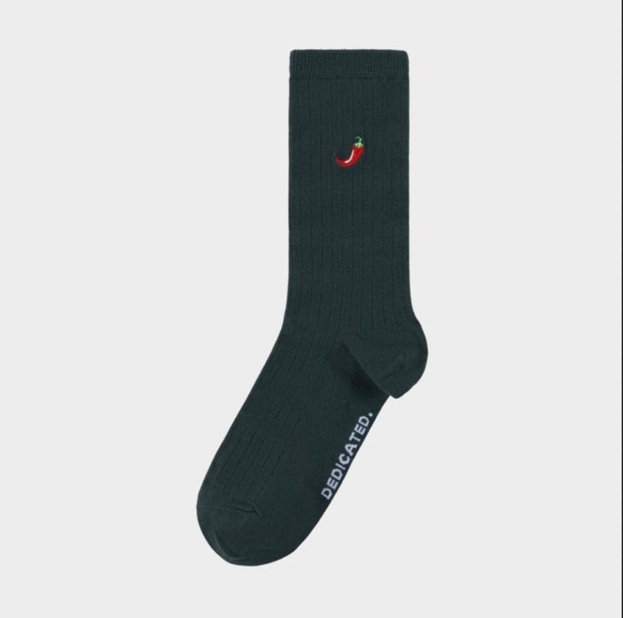 Rib Socks KNIVSTA Chili Stickerei | Dedicated