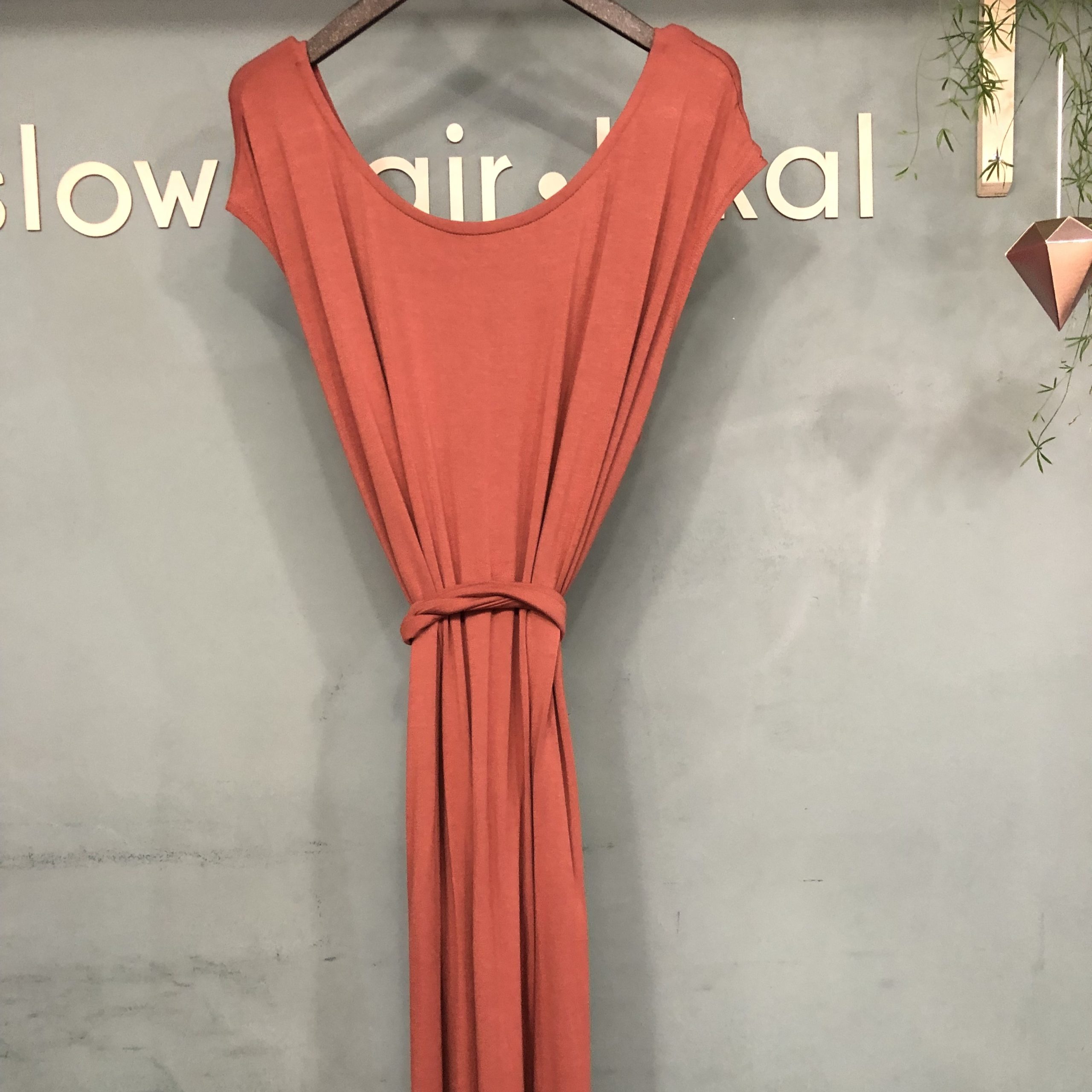 Preloved Jerseykleid ANNA in terra