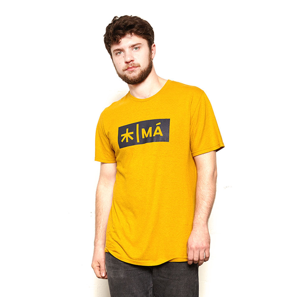 Shirt REGGIE aus Hanf in Gelb von MA Hempwear