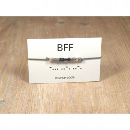 Morse Code Armband BFF