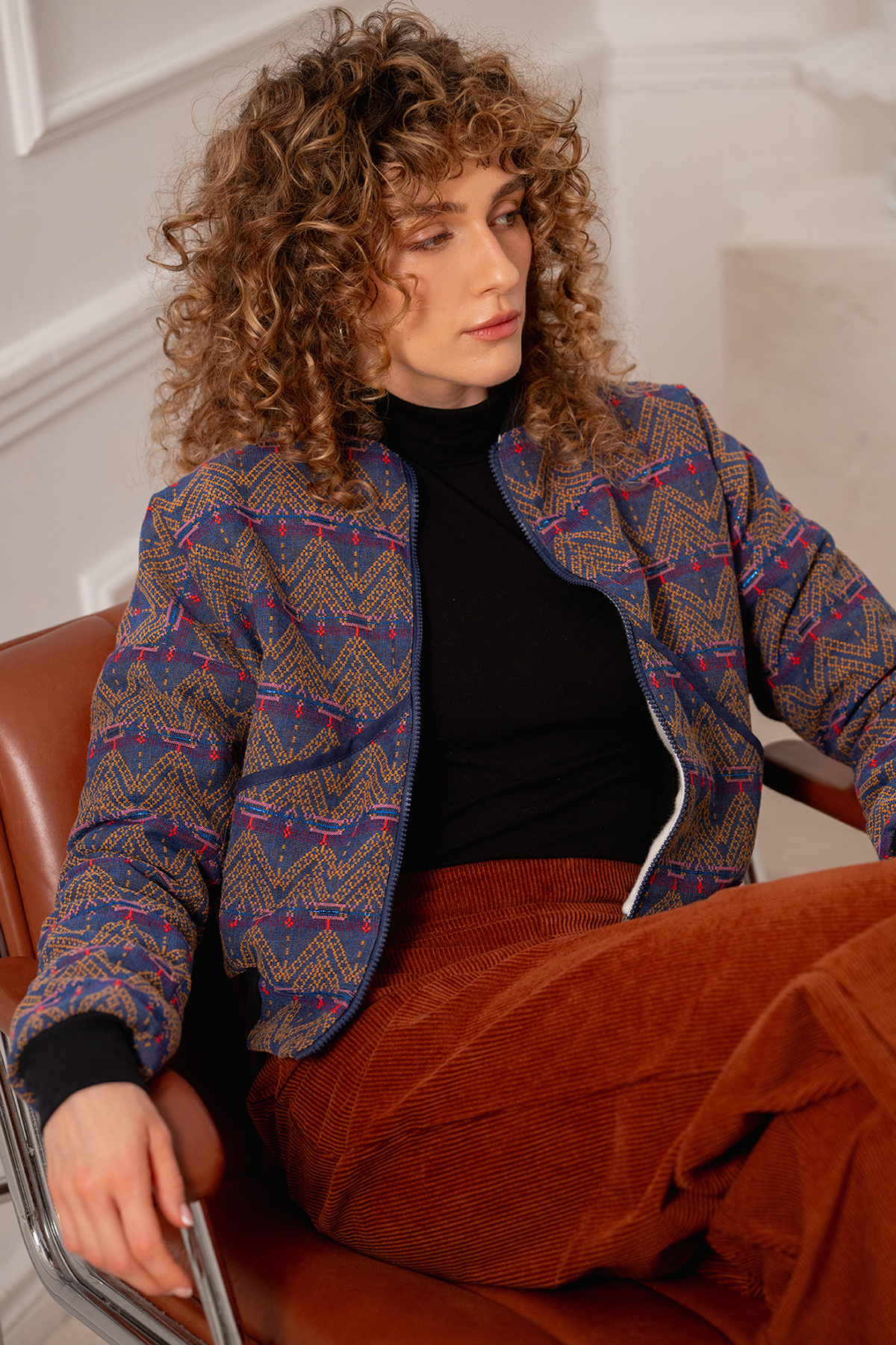 Blouson TONKA folklore lavendel