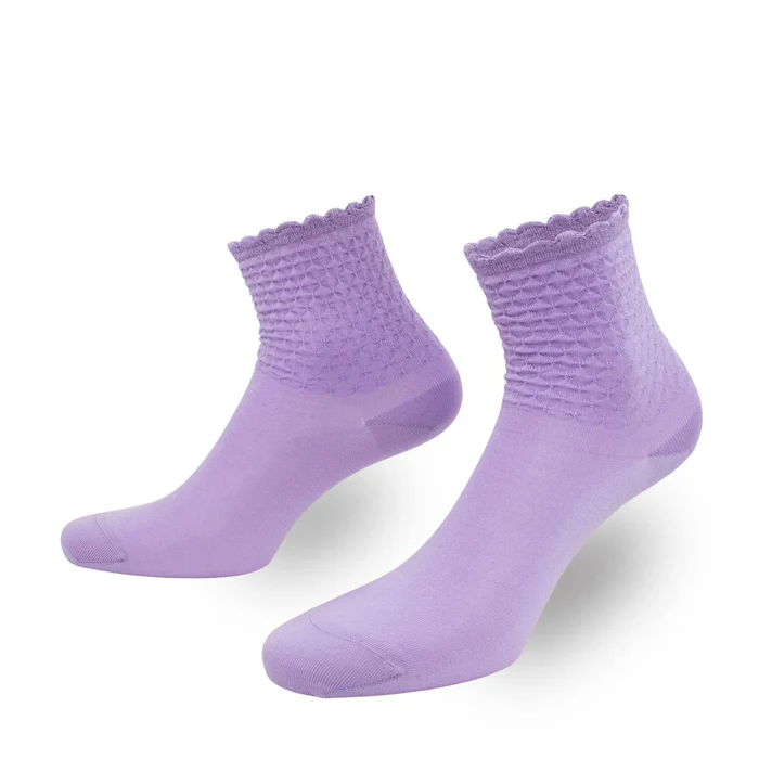 Patron Socks Chérie Glow in lila aus Baumwolle