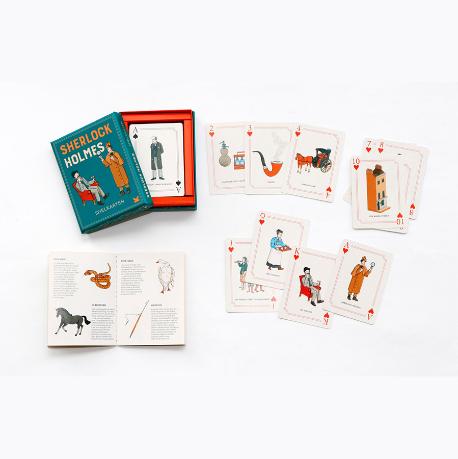 Sherlock Holmes Spielkarten Set