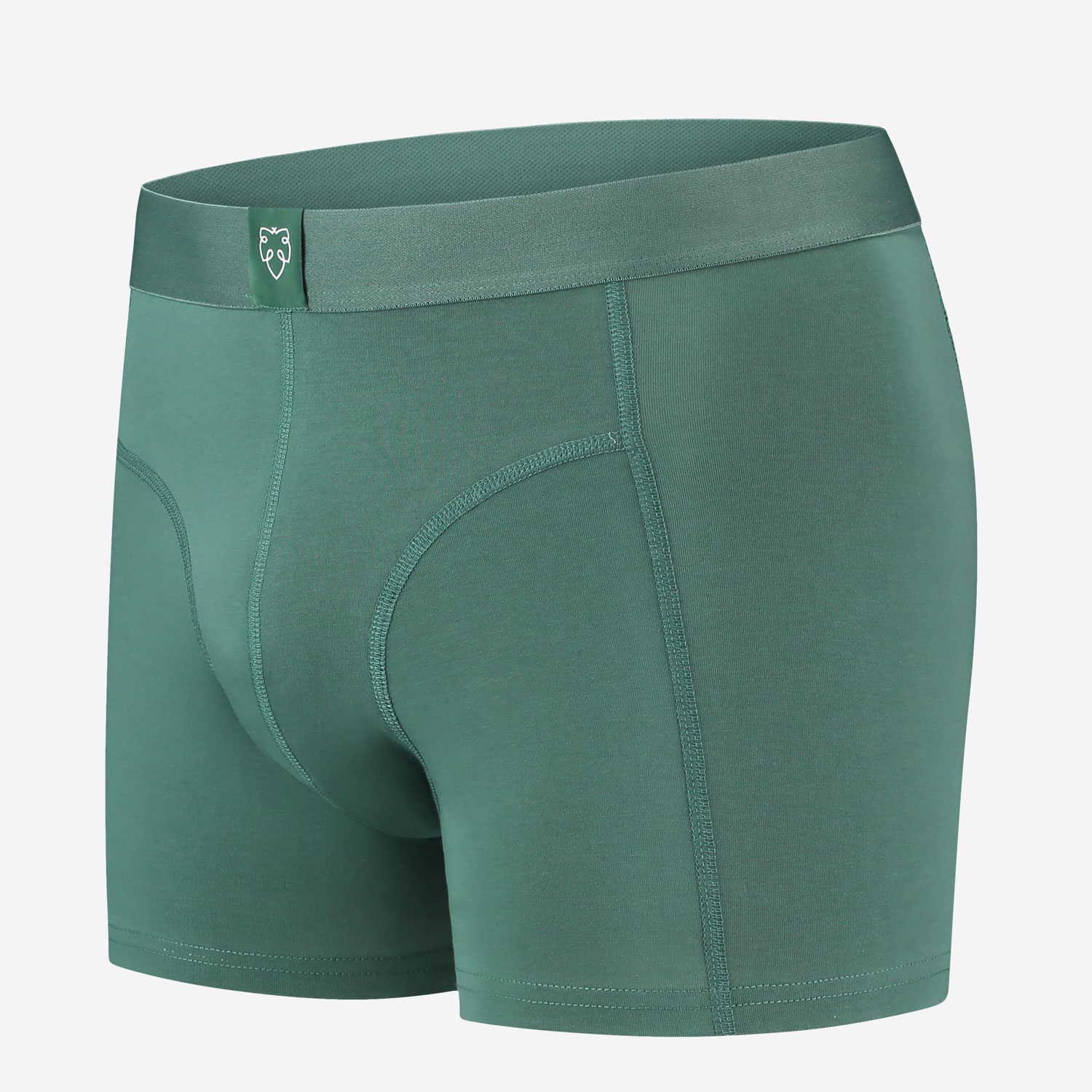grüne Retropants von A-dam Underwear aus Bio-Baumwolle und Econyl
