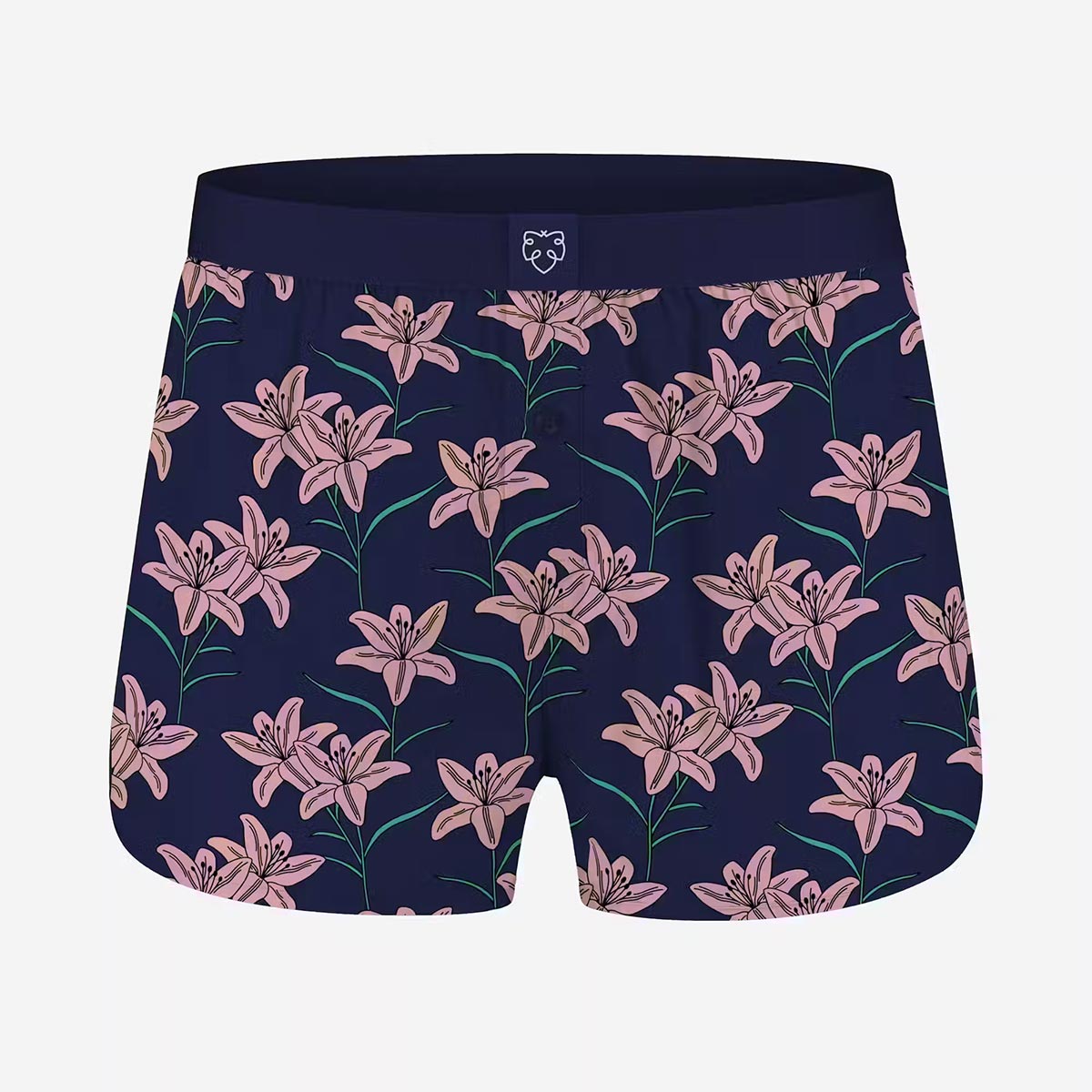 a-dam underwear boxer shorts mit hibiskus blumen