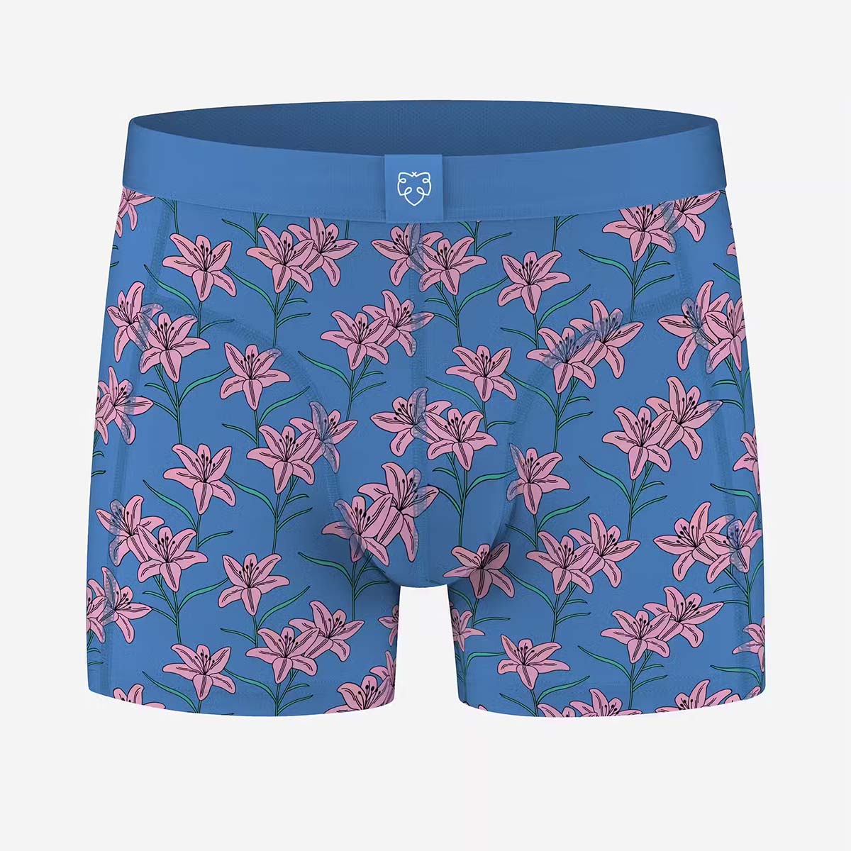 A-dam underwear boxer pants briefs pink flowers
