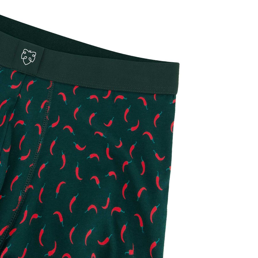 GREEN RED PEPERS Trunks mit Chilis von A-dam Underwear – Bild 2