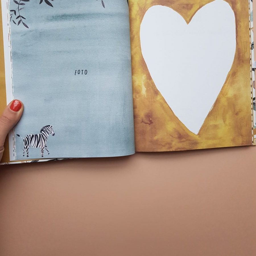 Babybuch von Bär von Pappe - liebevoll gestaltetes Erinnerungsalbum für das erste Jahr mit Baby