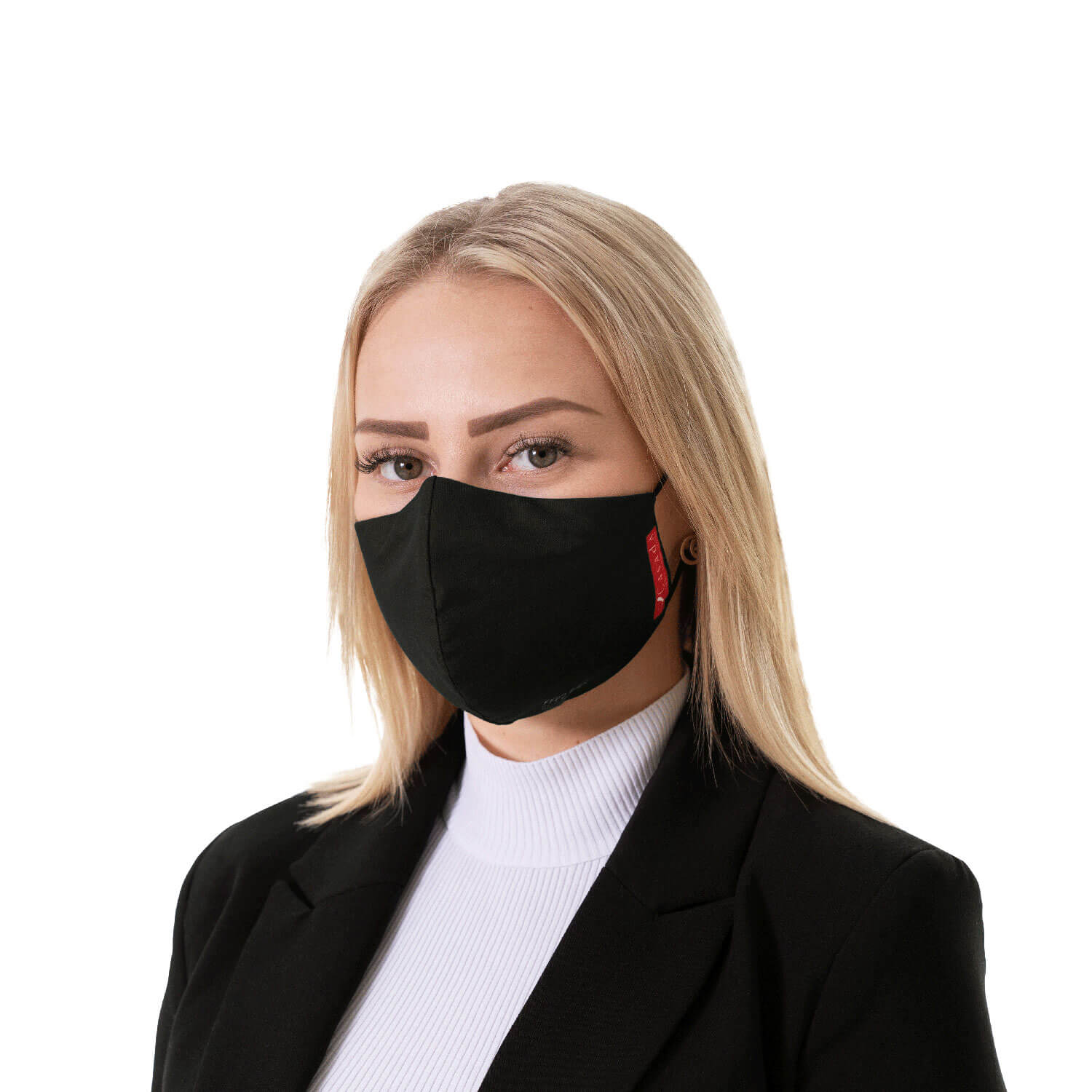FFP2 Nano Pro Maske von Casada - wiederverwendbare Maske in Schwarz