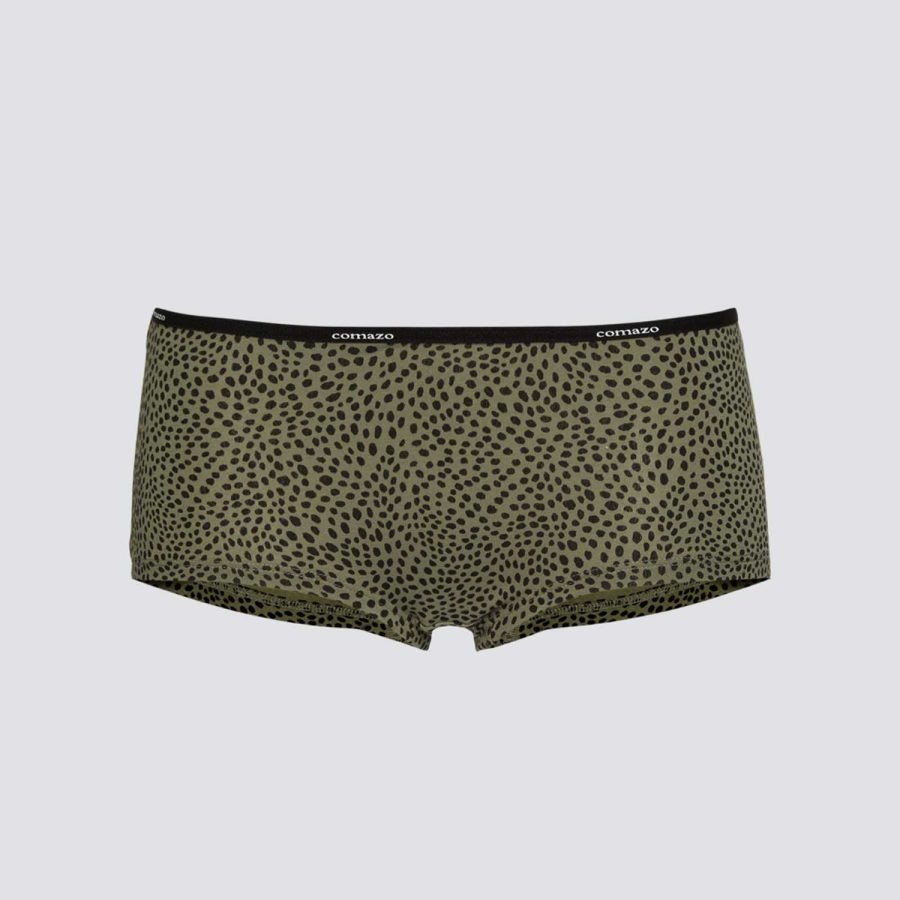 Gemusterte Panty mit Animal Print aus Bio-Baumwolle von Comazo – Bild 2