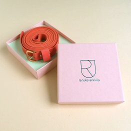 Wickel Gürtel in Koralle