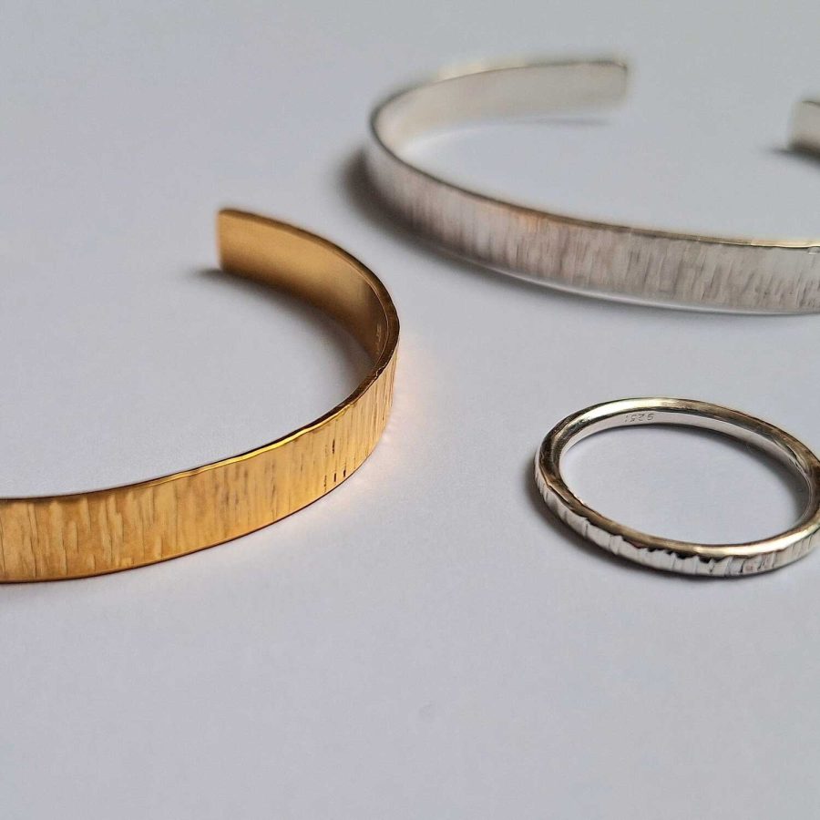 TIINY SPARKS goldene Armreifen in 3 Größen von Grethe Winter
