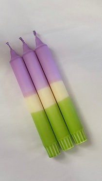 Dip Dye Kerzen HEY.58 3er SET von Heylenochka