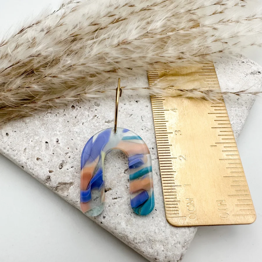 Terrazzo Ohrringe von Vagabund Objects – Bild 3