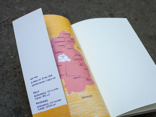 DER TRIP - Graphic Novel von Nozomi Horibe. Ein Reisebuch über einen Trip durch Brandenburg mit dem Fahrrad