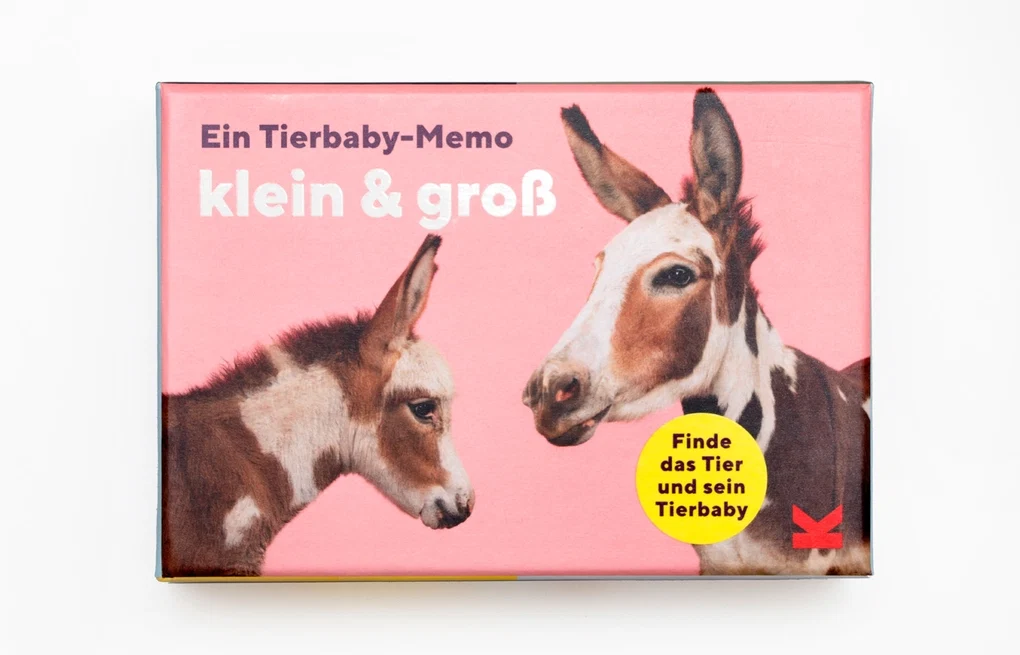 Tierbaby-Memo klein & groß mit 50 Karten und Tierfotografien von Gerrard Gethings im Laurence King Verlag.