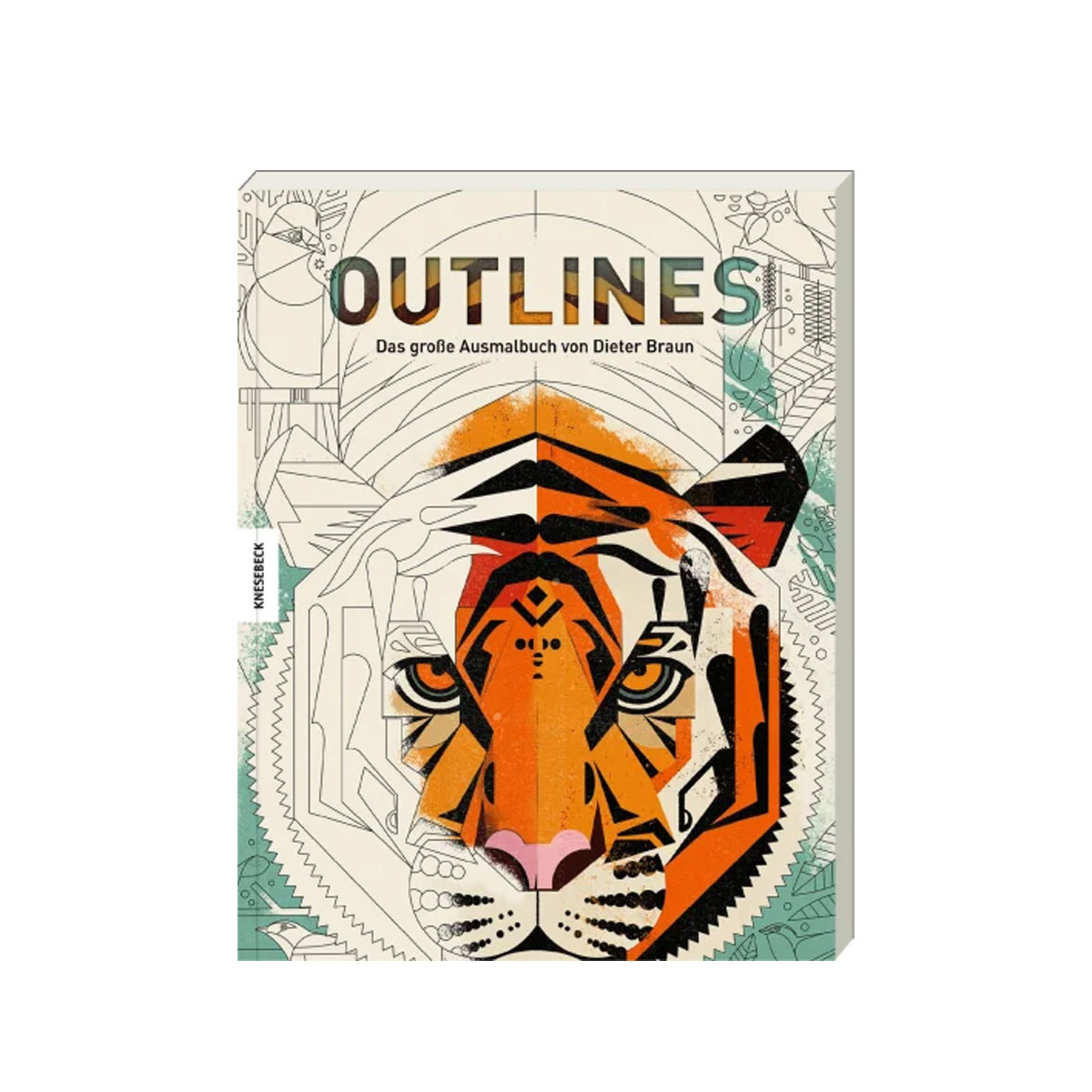 Outlines - Das große Ausmalbuch von Dieter Braun für Kinder und Erwachsene aus dem Knesebeck Verlag