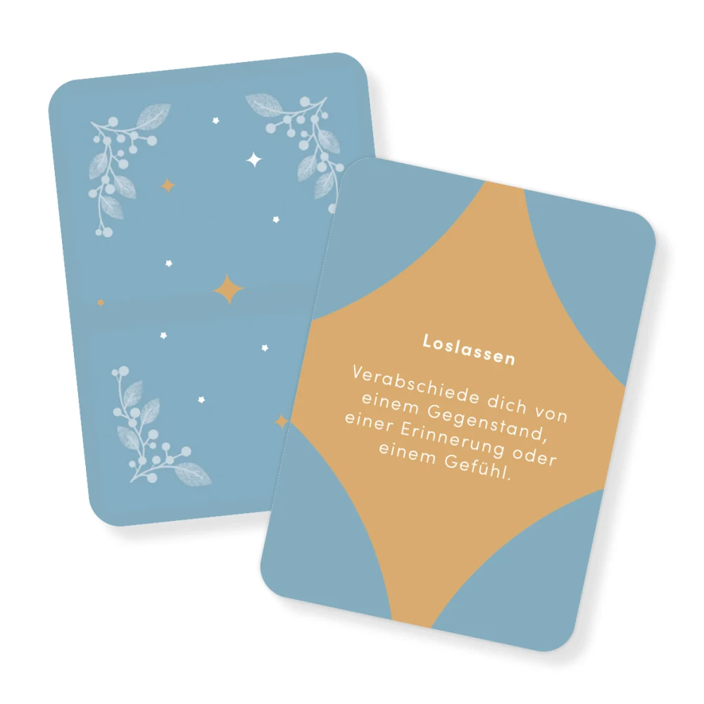 Kartenset ‚Rauhnächte – 12 Tage nur für dich‘: 48 Karten und Booklet in Geschenkbox