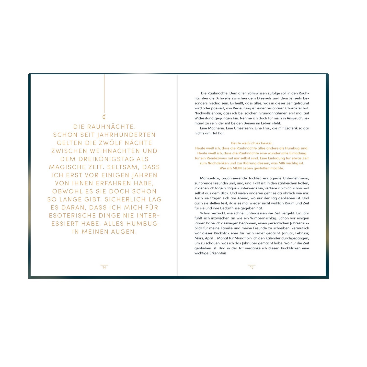Rauhnächte – 12 Tage nur für dich: Begleiter durch die zwölf Tage zwischen den Jahren