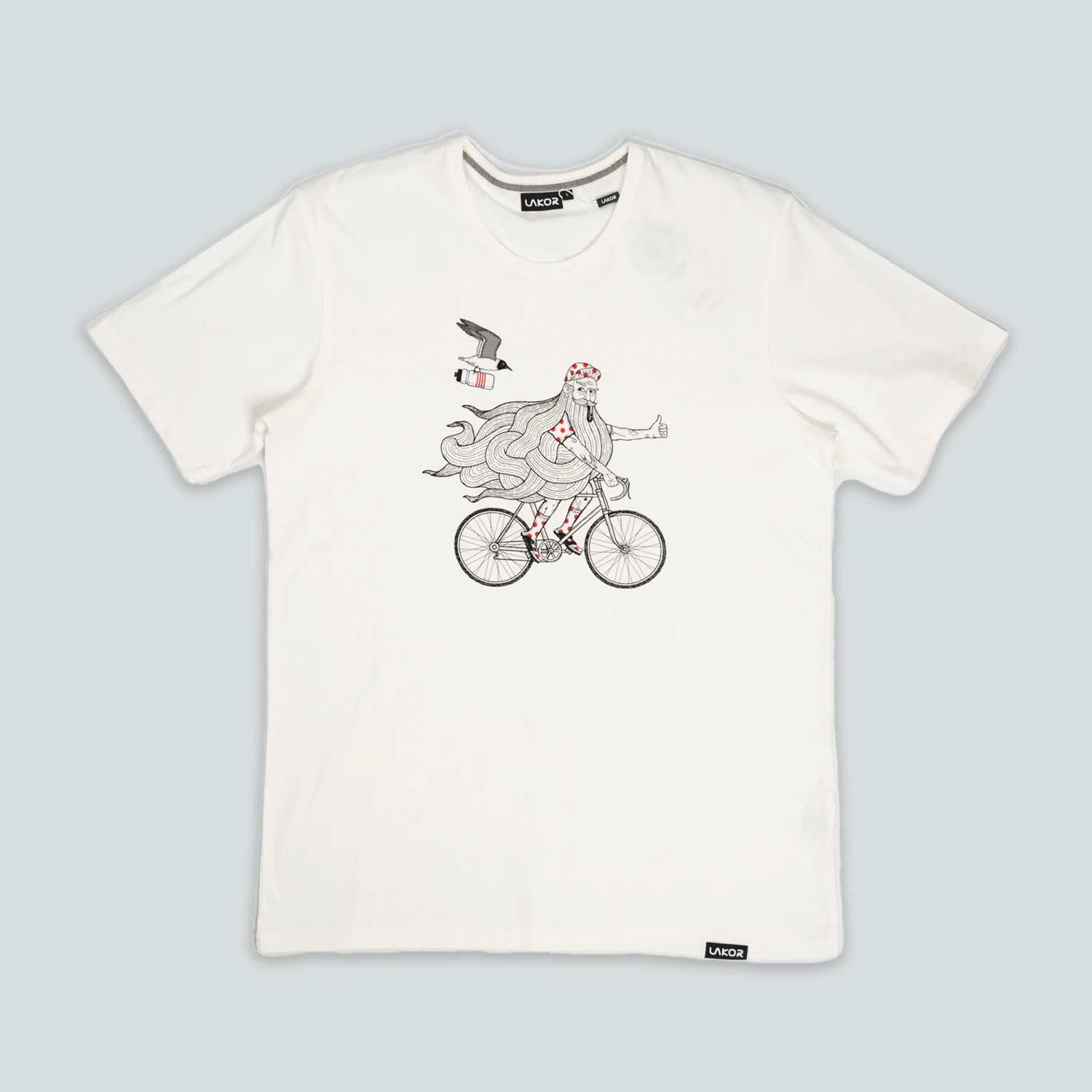 Beard on a Bike T-Shirt von Lakor