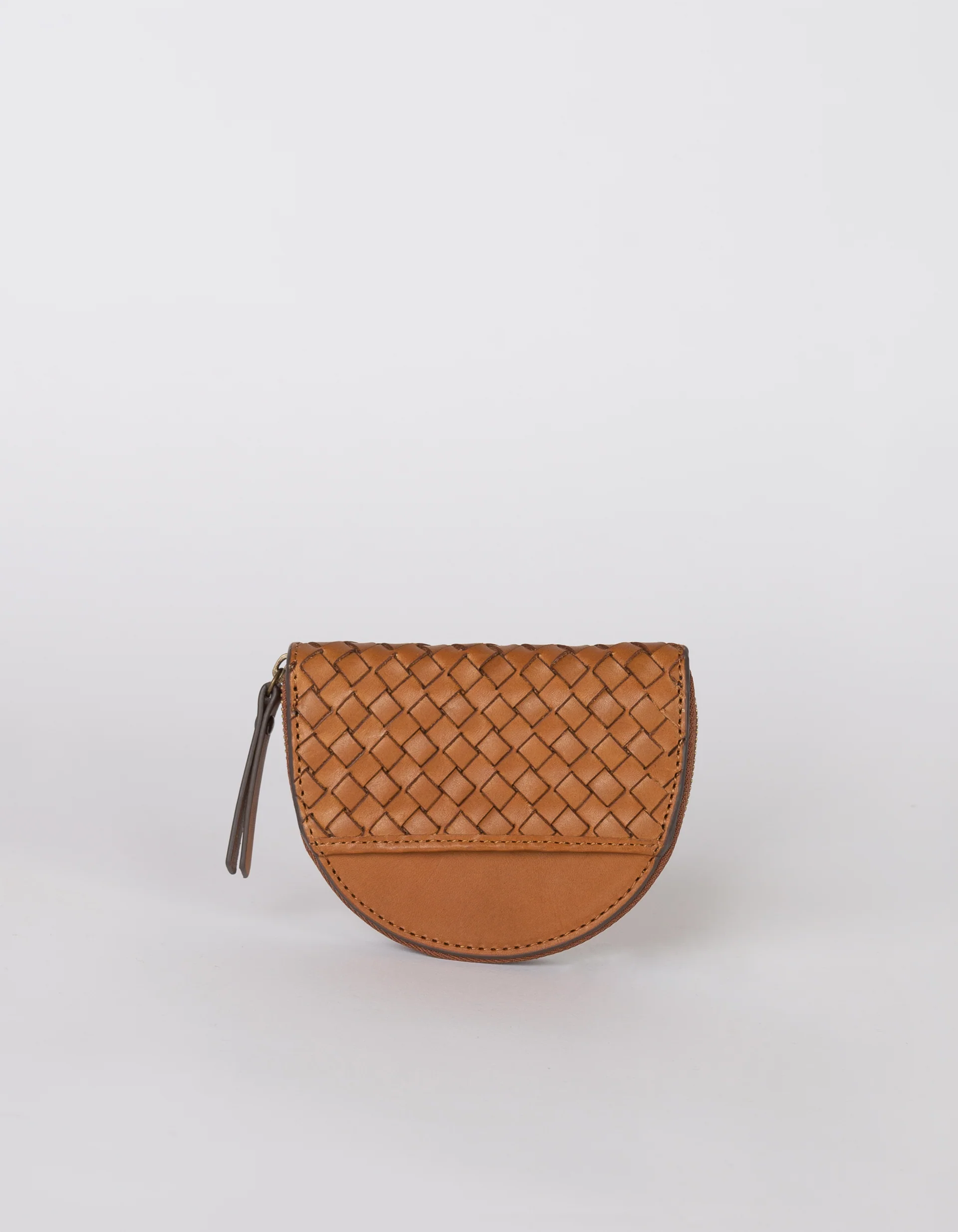 LAURA Cognac gewobene Geldbörse von O my Bag