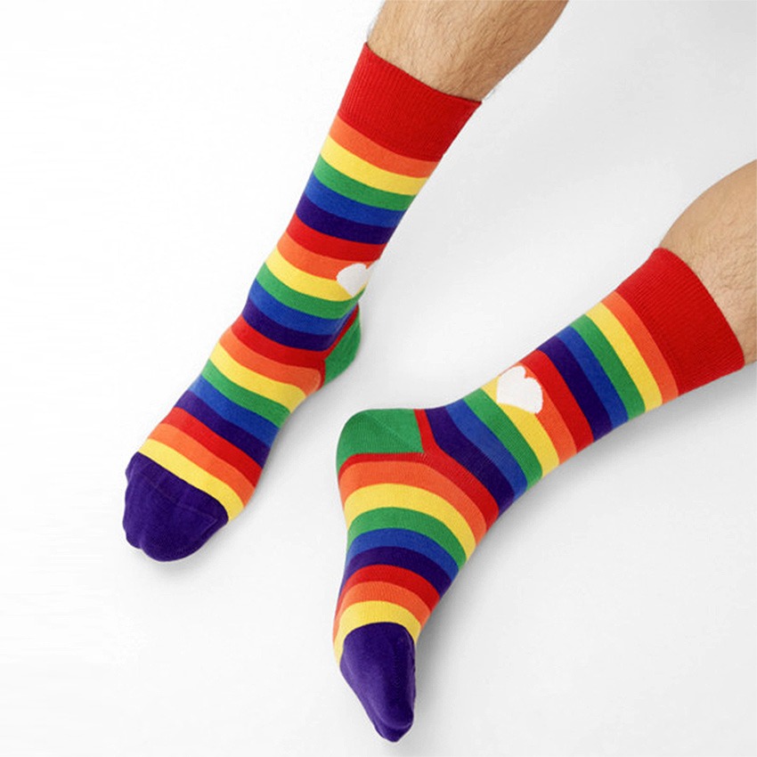 Natural Vibes Rainbow Regenbogen Socken