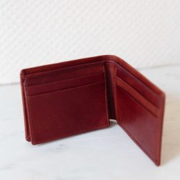 rotbraune Geldbörse Herren-Portemonnaie von O my Bag